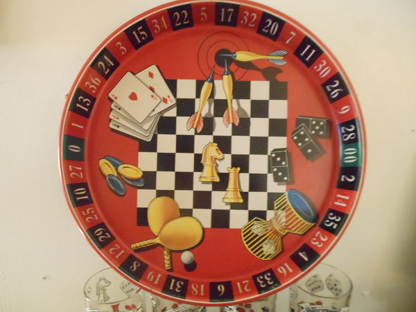 Hazel Atlas Casino Drinkware Set