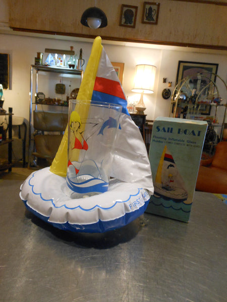 Inflatable Sailboat Glass Floater