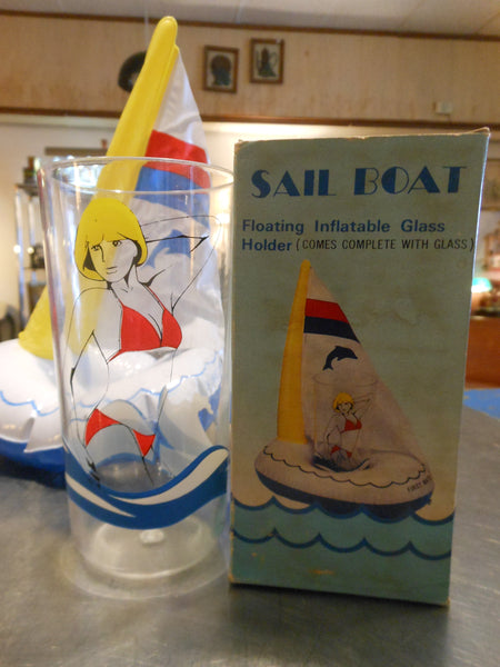 Inflatable Sailboat Glass Floater