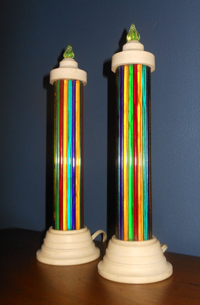 Vintage Pair of Paramount LUMINOR Candles by Raylite