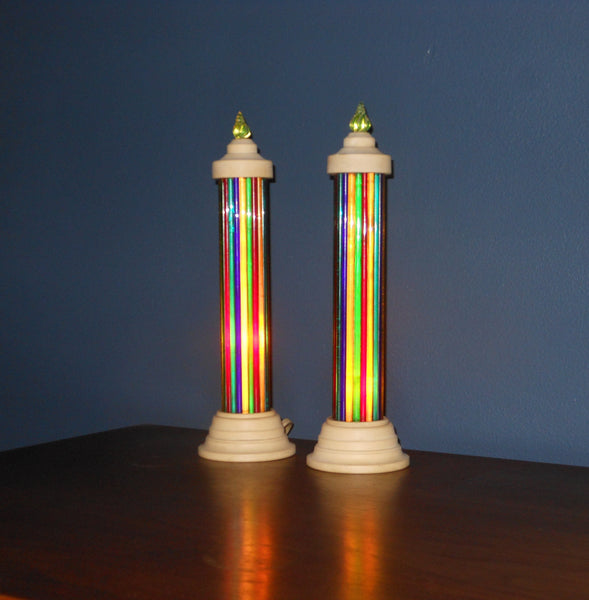 Vintage Pair of Paramount LUMINOR Candles by Raylite
