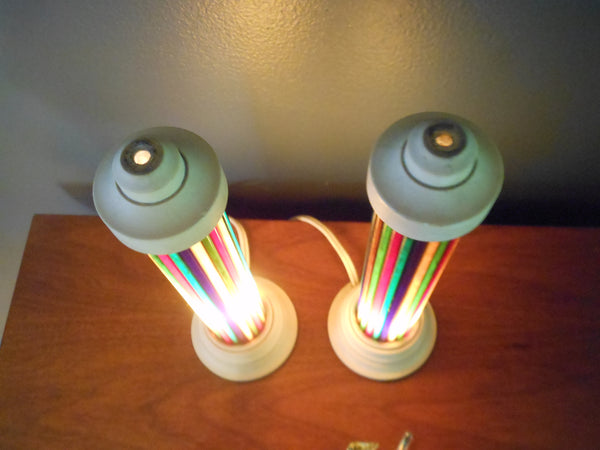 Vintage Pair of Paramount LUMINOR Candles by Raylite