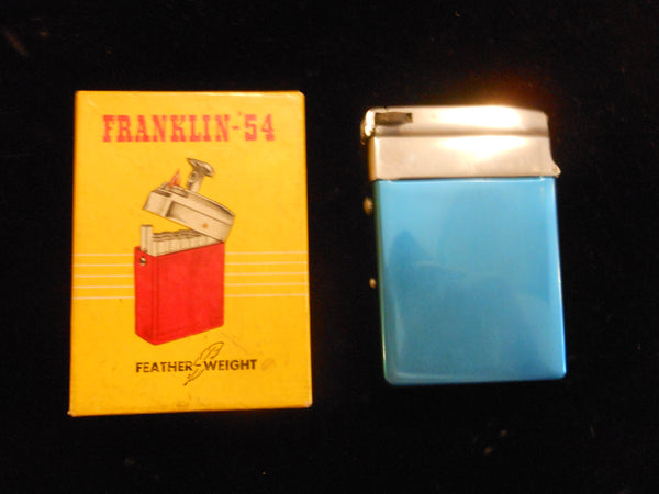 Franklin '54 Aluminum Cigarette Pack Holder and Lighter