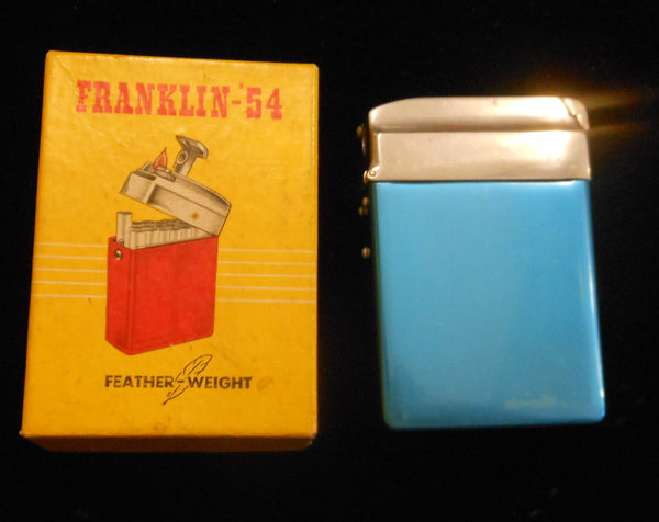 Franklin '54 Aluminum Cigarette Pack Holder and Lighter