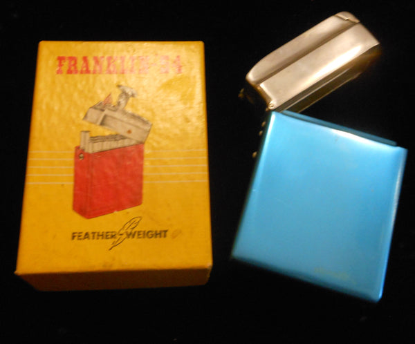 Franklin '54 Aluminum Cigarette Pack Holder and Lighter