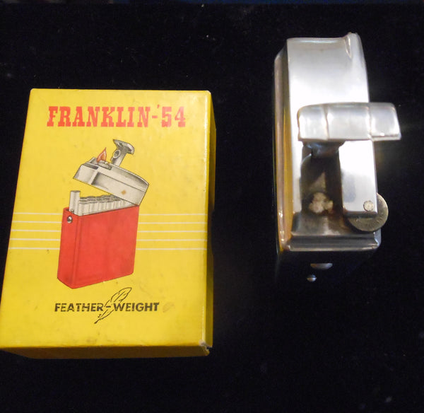 Franklin '54 Aluminum Cigarette Pack Holder and Lighter