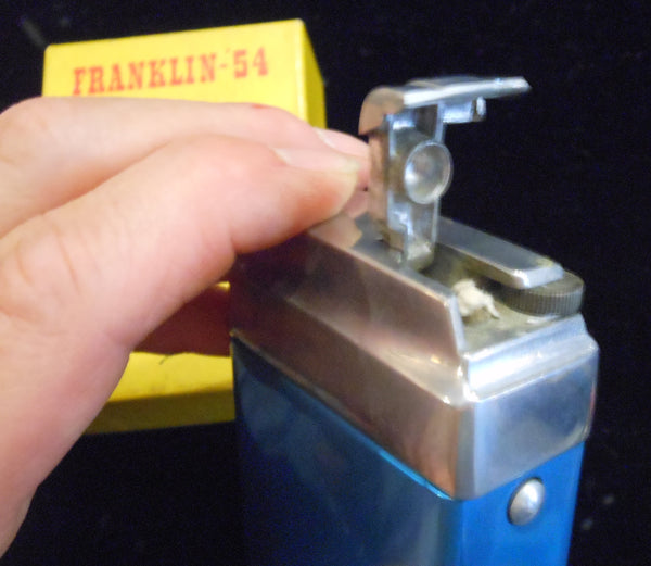 Franklin '54 Aluminum Cigarette Pack Holder and Lighter