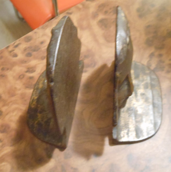 Vintage Brass Egyptian Pharoah Bookends