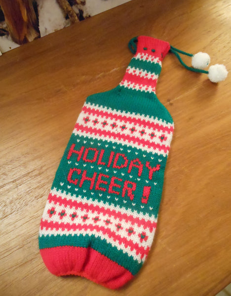 Vintage Wine Bottle Sweater