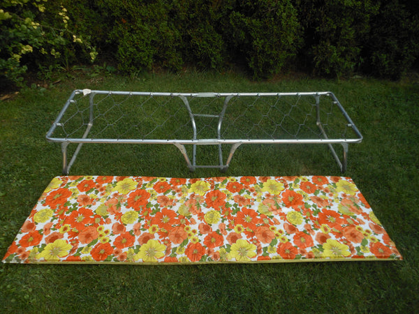Vintage Outdoor Folding Lawn or Pool Cot