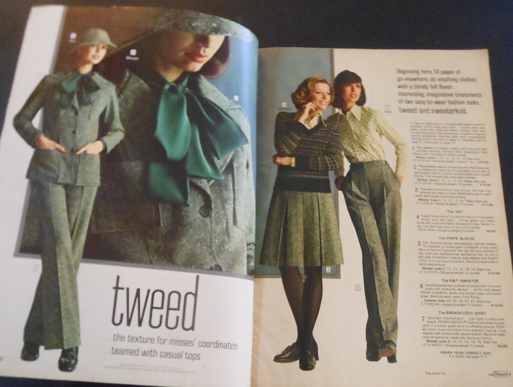 Sears 1974 Fall & Winter Catalog Retro on 8th