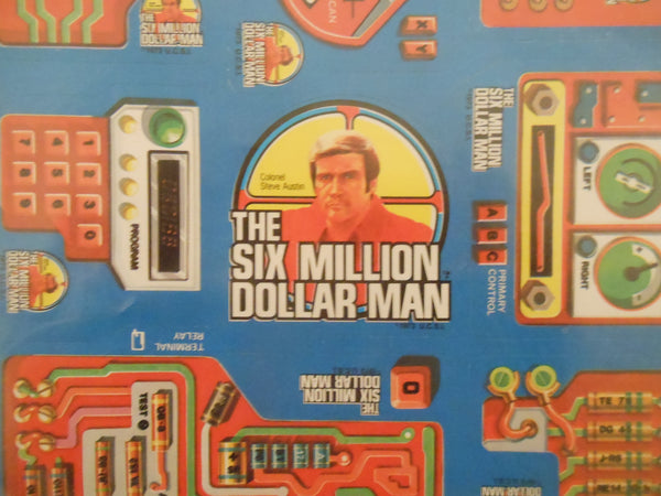 Vintage Six Million Dollar Man Tattoos & Stickers