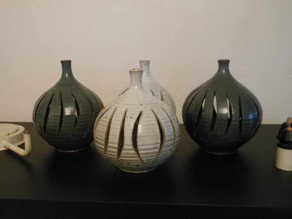 Pottery Pendants and Original Hardware