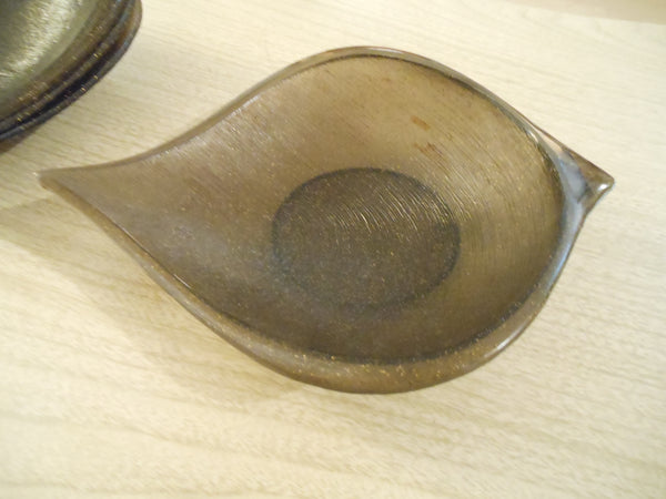 Set of 4 Atomic Leaf Serving Bowls