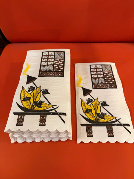 Vintage Tiki Disposable Towels