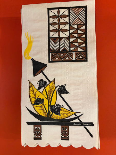 Vintage Tiki Disposable Towels