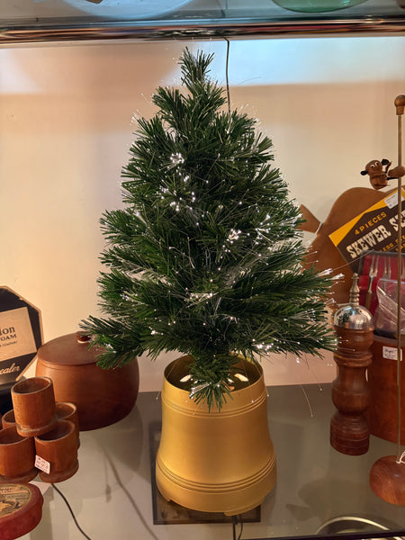 Vintage Bradford Novelty Fiber Optic Table Top Tree