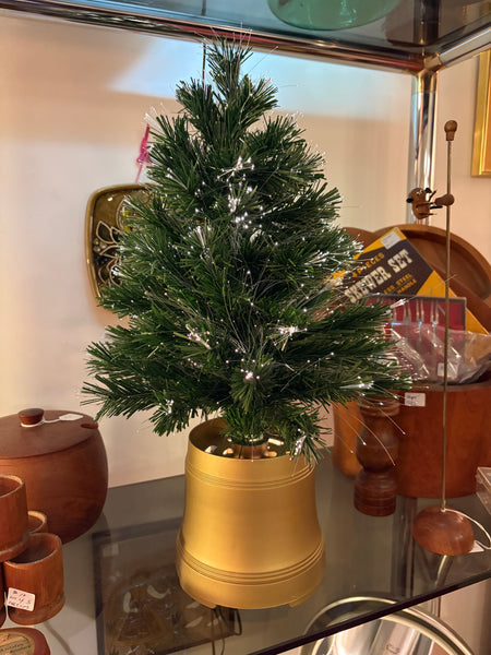 Vintage Bradford Novelty Fiber Optic Table Top Tree
