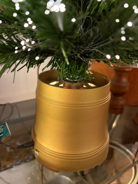 Vintage Bradford Novelty Fiber Optic Table Top Tree