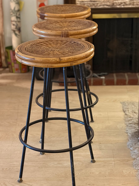 3 Danny Ho Fong Bar Stools