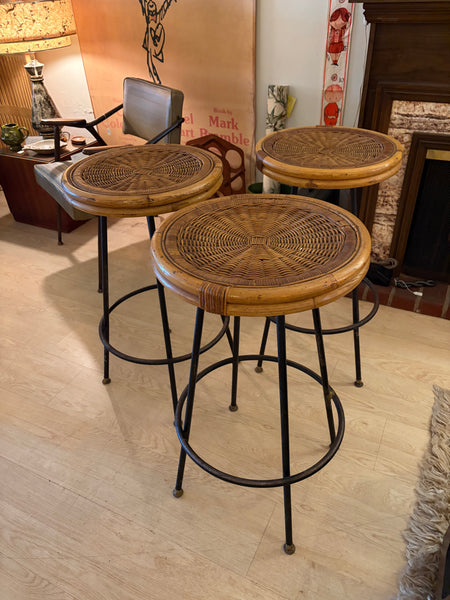3 Danny Ho Fong Bar Stools