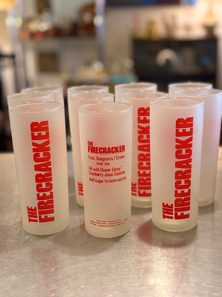 1970s The Firecracker Highball Glasses