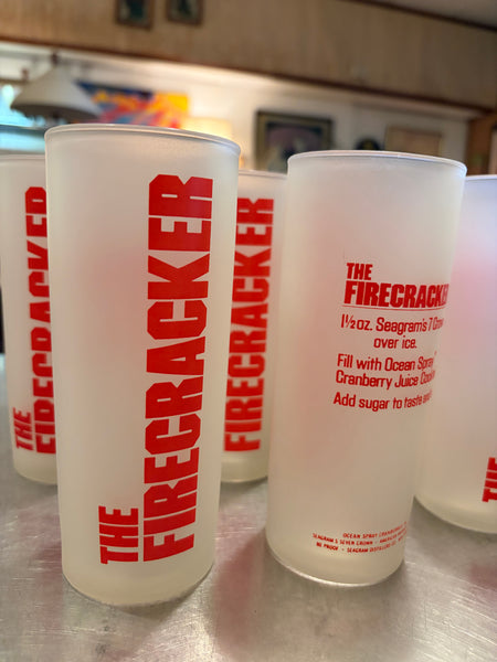 1970s The Firecracker Highball Glasses