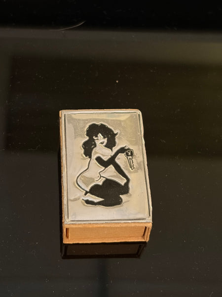 Vintage Playboy Pinup Girlie Matchbox