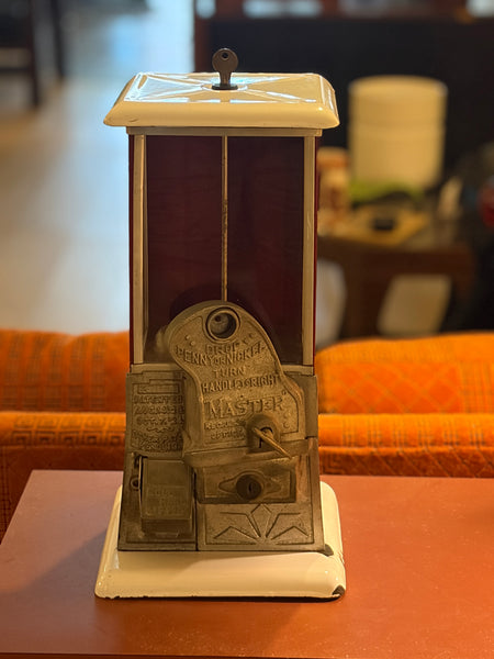 1930's Penny of Nickel Gumball Vending Machine