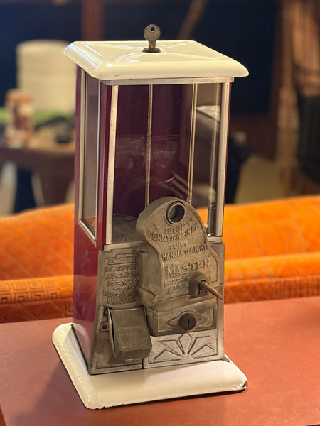 1930's Penny of Nickel Gumball Vending Machine
