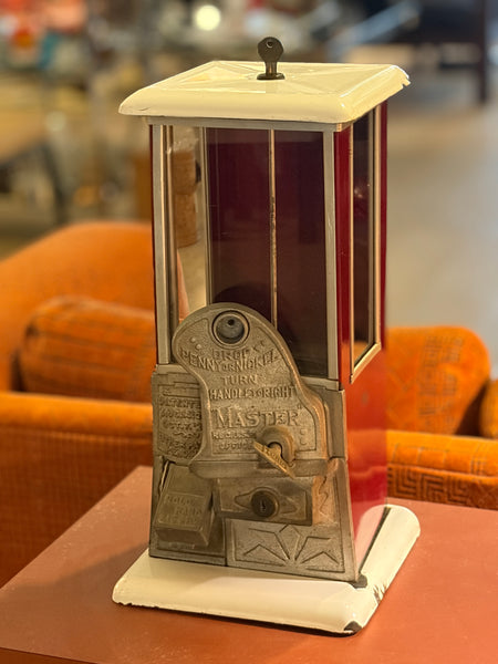 1930's Penny of Nickel Gumball Vending Machine