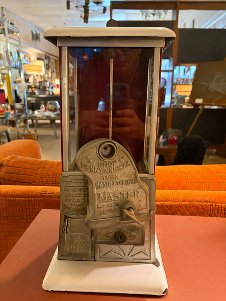 1930's Penny of Nickel Gumball Vending Machine