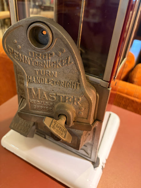 1930's Penny of Nickel Gumball Vending Machine
