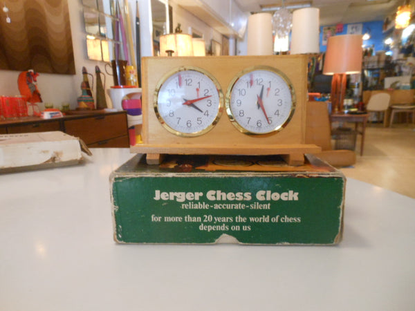 Jerger Schachuhr Analog Chess Clock