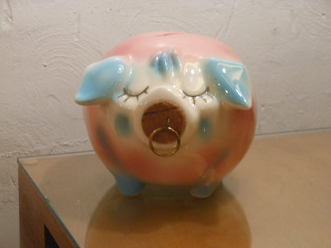 Hull Pottery Corky Pig Bank