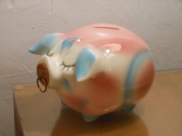 Hull Pottery Corky Pig Bank