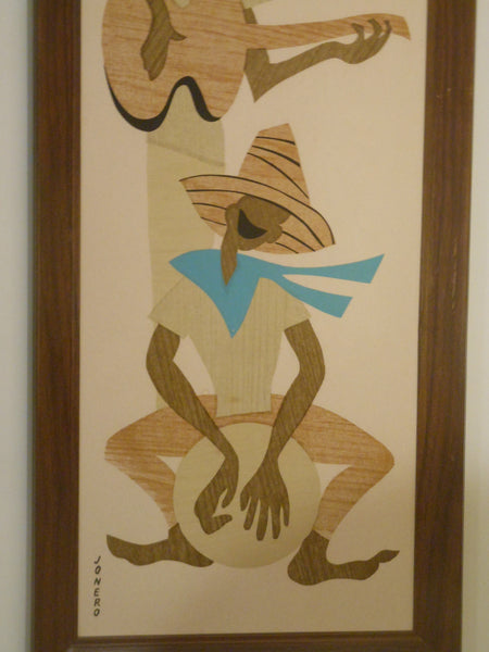 Vintage 50's Jonero Calypso Art Pair