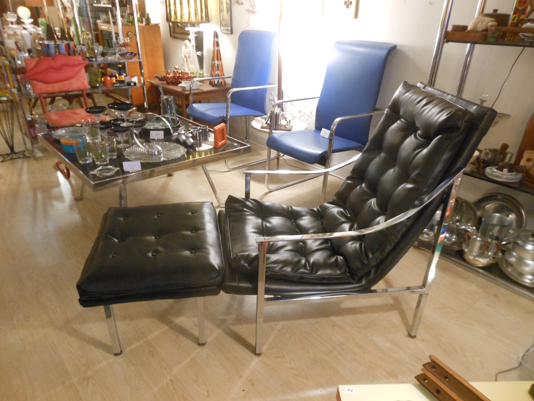 MCM Lounge Chair and Ottoman
