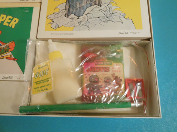 Vintage Sesame Street Paper Play Kit