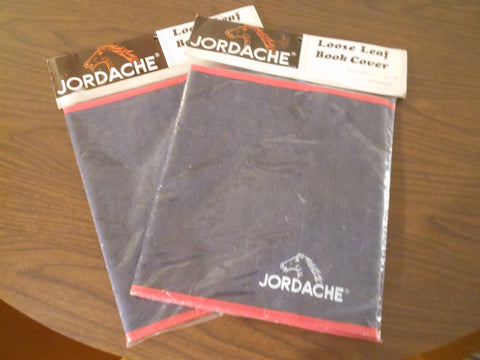 1980's Jordache Denim Loose Leaf Book Cover