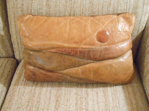 Vintage Leather Pillows