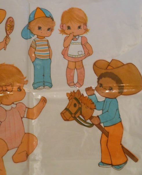 1974 Gerber Toddlers Plastic Shopping Bags