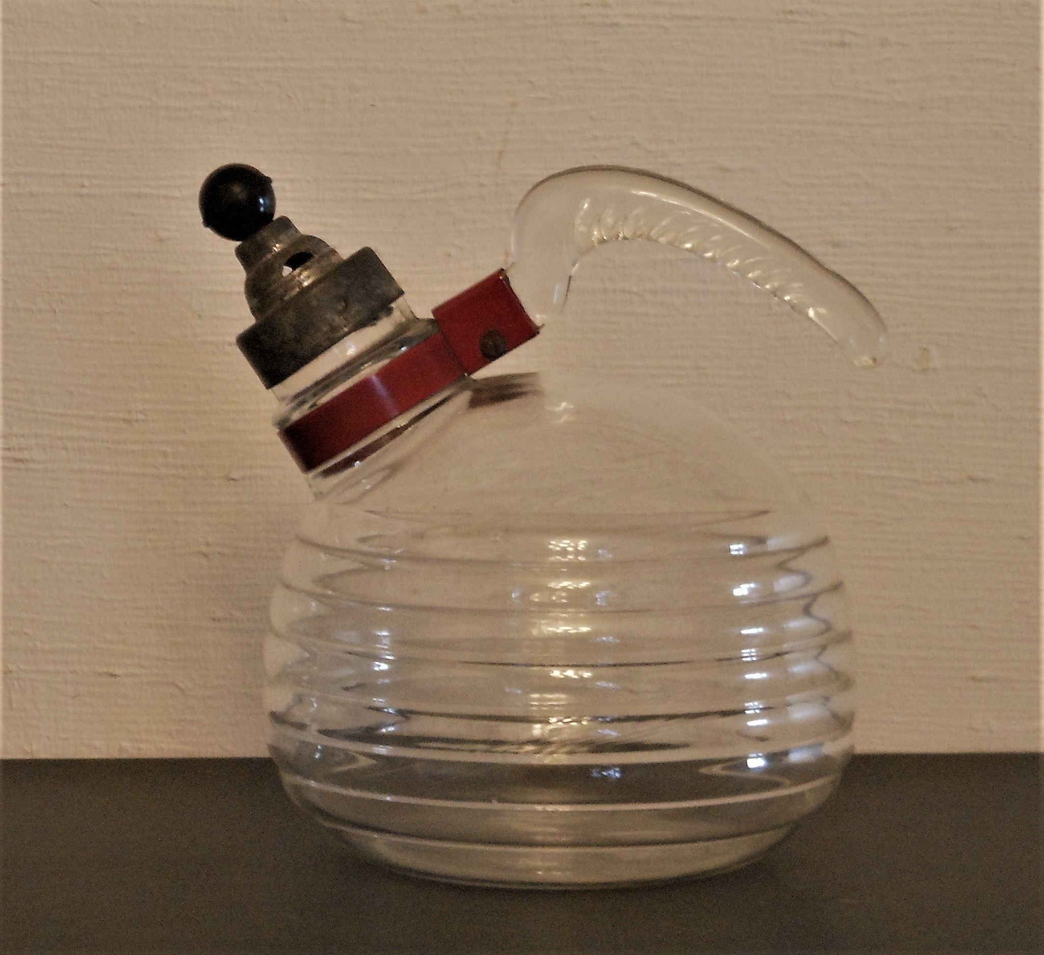 1940's GlasBake Beehive Whistling Kettle Teapot