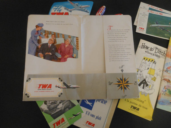 1950's TWA Flight Memorabilia
