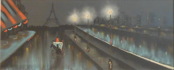 MCM Paris Street Scene Oil Painting