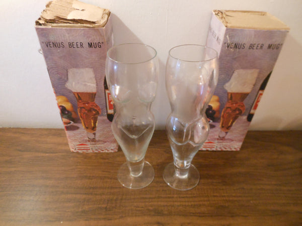 Venus Nudie Beer Glasses