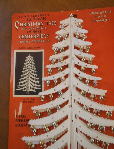 Vintage Plastic Christmas Tree Centerpiece