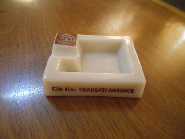 1940s Cie Gle French Line Transatlantique Ashtray