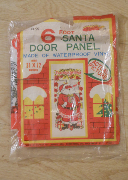 Vintage 6' Santa Door Panel Decoration