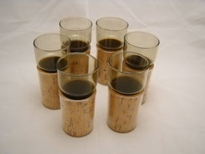 Cork Drinking Glasses